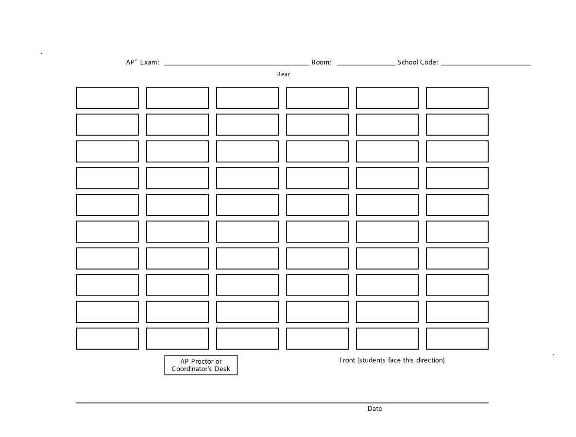 40+ Great Seating Chart Templates (Wedding, Classroom + More) Pertaining To Wedding Seating Chart Template Word