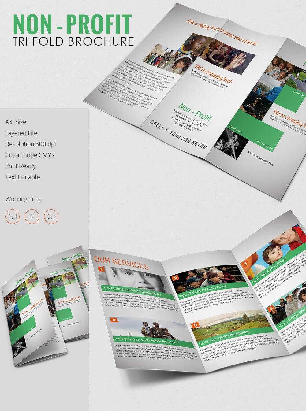 43+ Tri Fold Brochure Templates – Free Word, Pdf, Psd, Eps With Regard To 3 Fold Brochure Template Psd Free Download