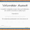 5+ Free Volunteer Certificates | Marlows Jewellers Pertaining To Volunteer Award Certificate Template