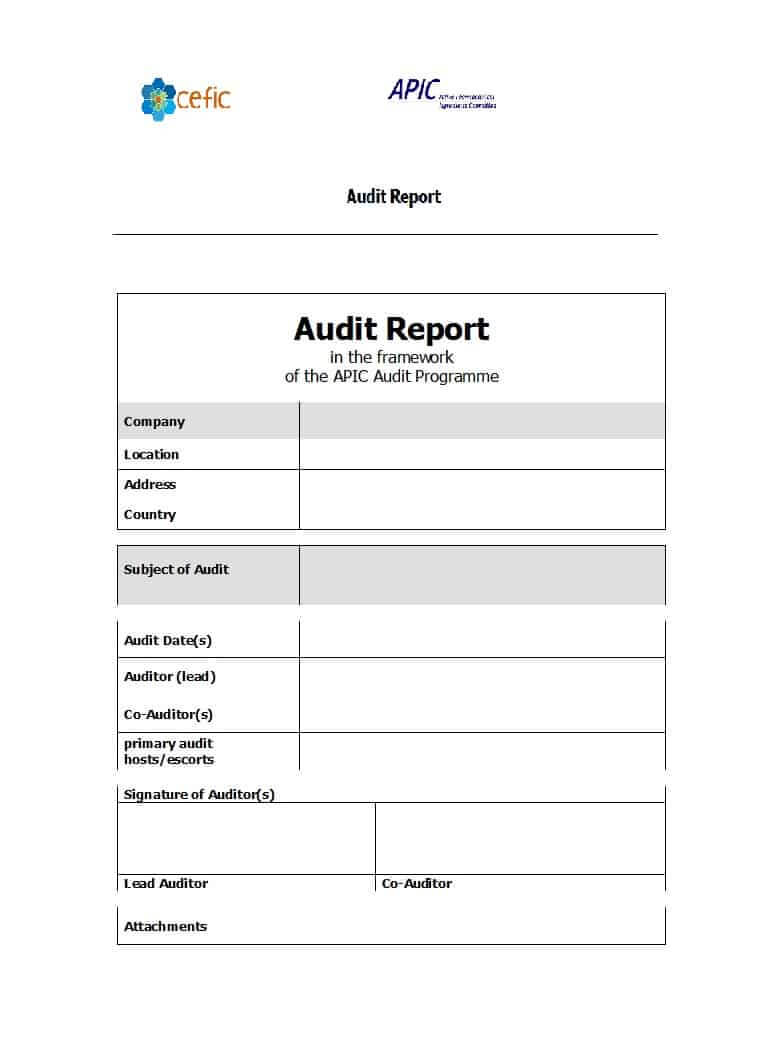 50 Free Audit Report Templates (Internal Audit Reports) ᐅ Intended For How To Write A Work Report Template