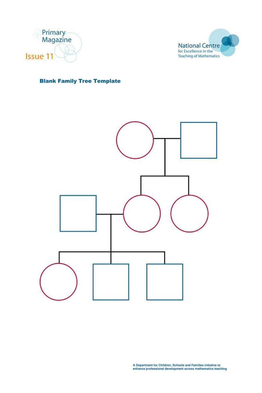 50+ Free Family Tree Templates (Word, Excel, Pdf) ᐅ In Blank Family Tree Template 3 Generations