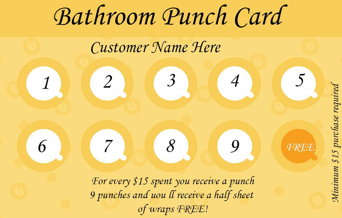 50+ Punch Card Templates – For Every Business (Boost Within Business Punch Card Template Free