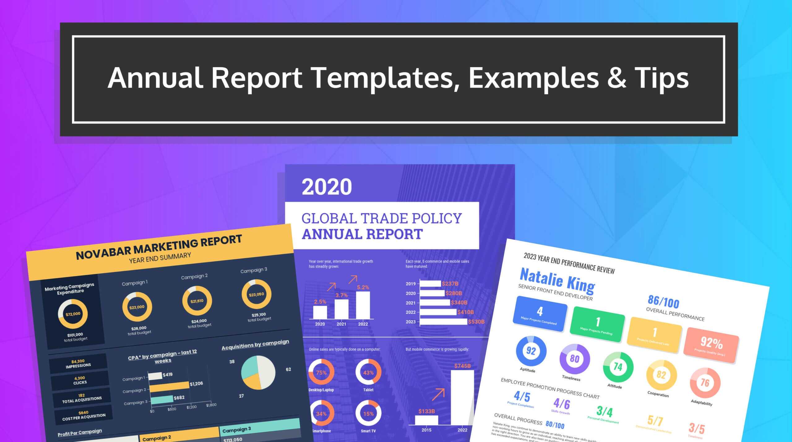 55+ Customizable Annual Report Design Templates, Examples & Tips Within Nonprofit Annual Report Template