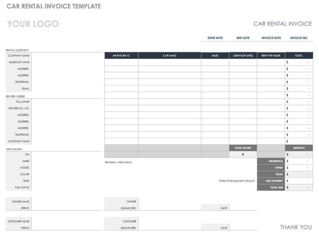 55 Free Invoice Templates | Smartsheet For Blank Scheme Of Work Template