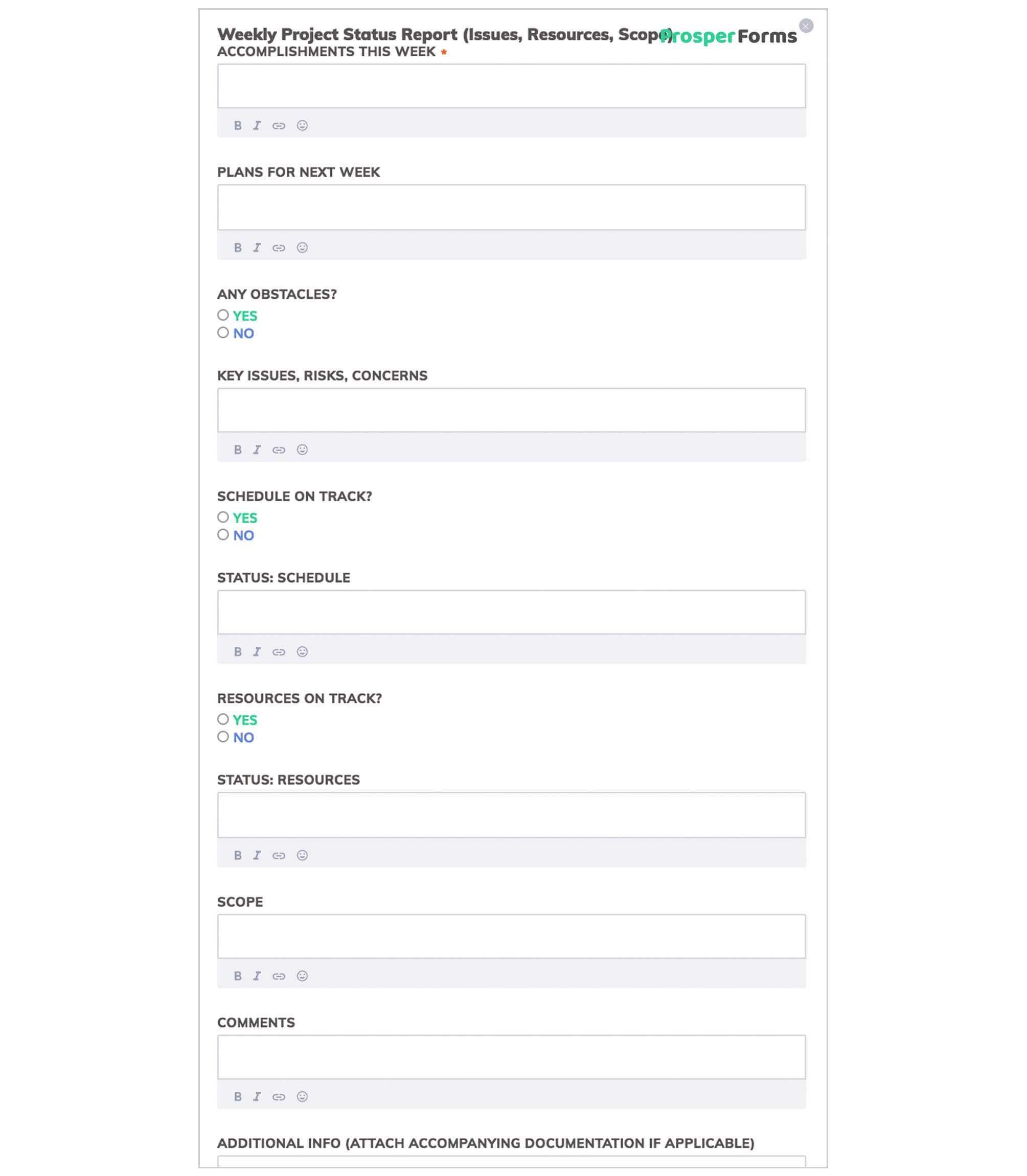 6 Awesome Weekly Status Report Templates | Free Download With Regard To Simple Project Report Template