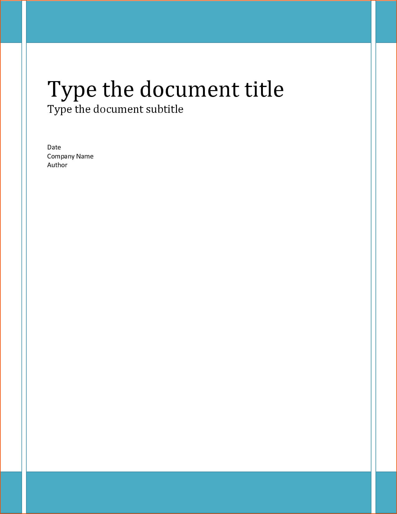 6+ Word Report Templates – Bookletemplate Within Cover Page Of Report Template In Word