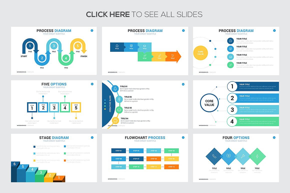 74 Steps And Process Infographic Templates – Powerpoint Within What Is Template In Powerpoint