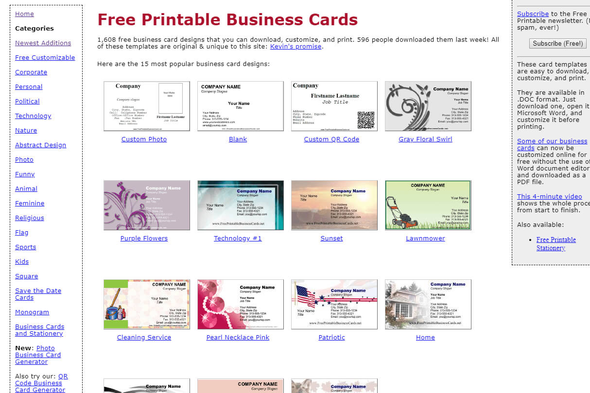 8 Best Places To Find Free Business Card Templates With Regard To Word Template For Business Cards Free