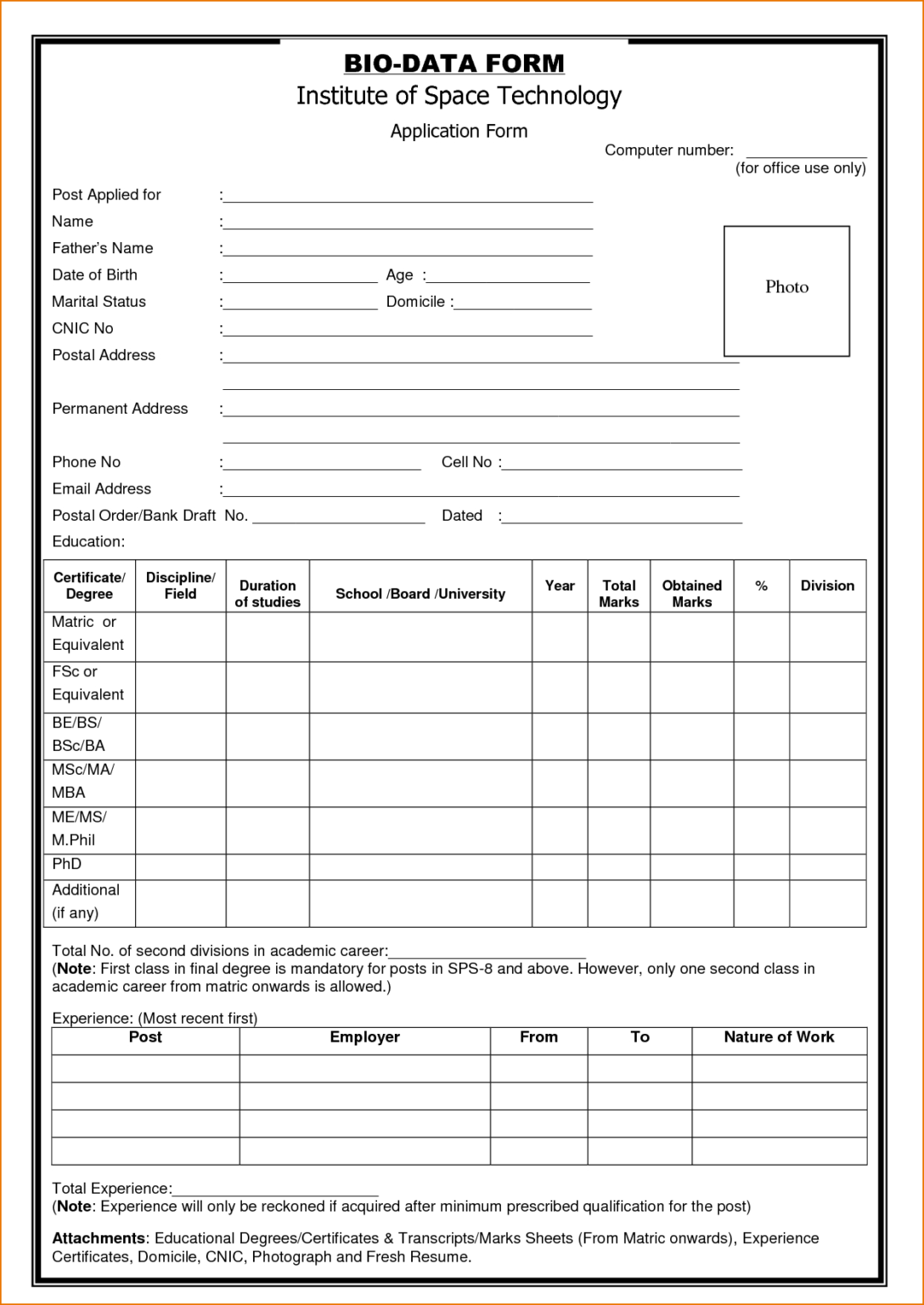 8 Free Download Biodata Format For Job Incident Report In Patient 