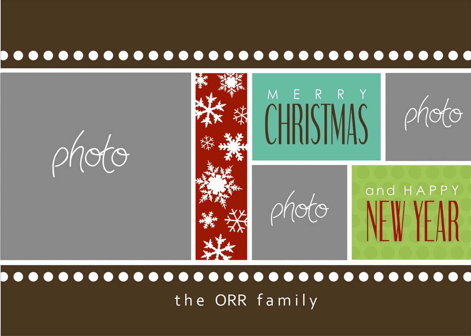 8 Free Photoshop Christmas Card Templates Images – Photoshop With Regard To Christmas Photo Card Templates Photoshop