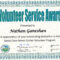 8 Free Printable Certificates Of Appreciation Templates Pertaining To Volunteer Award Certificate Template