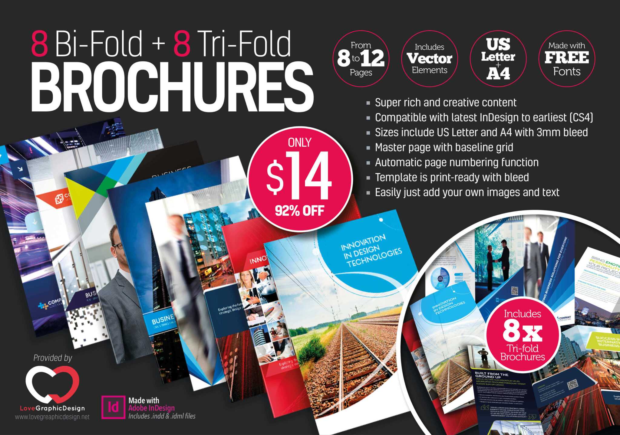 Adobe Tri Fold Brochure Template