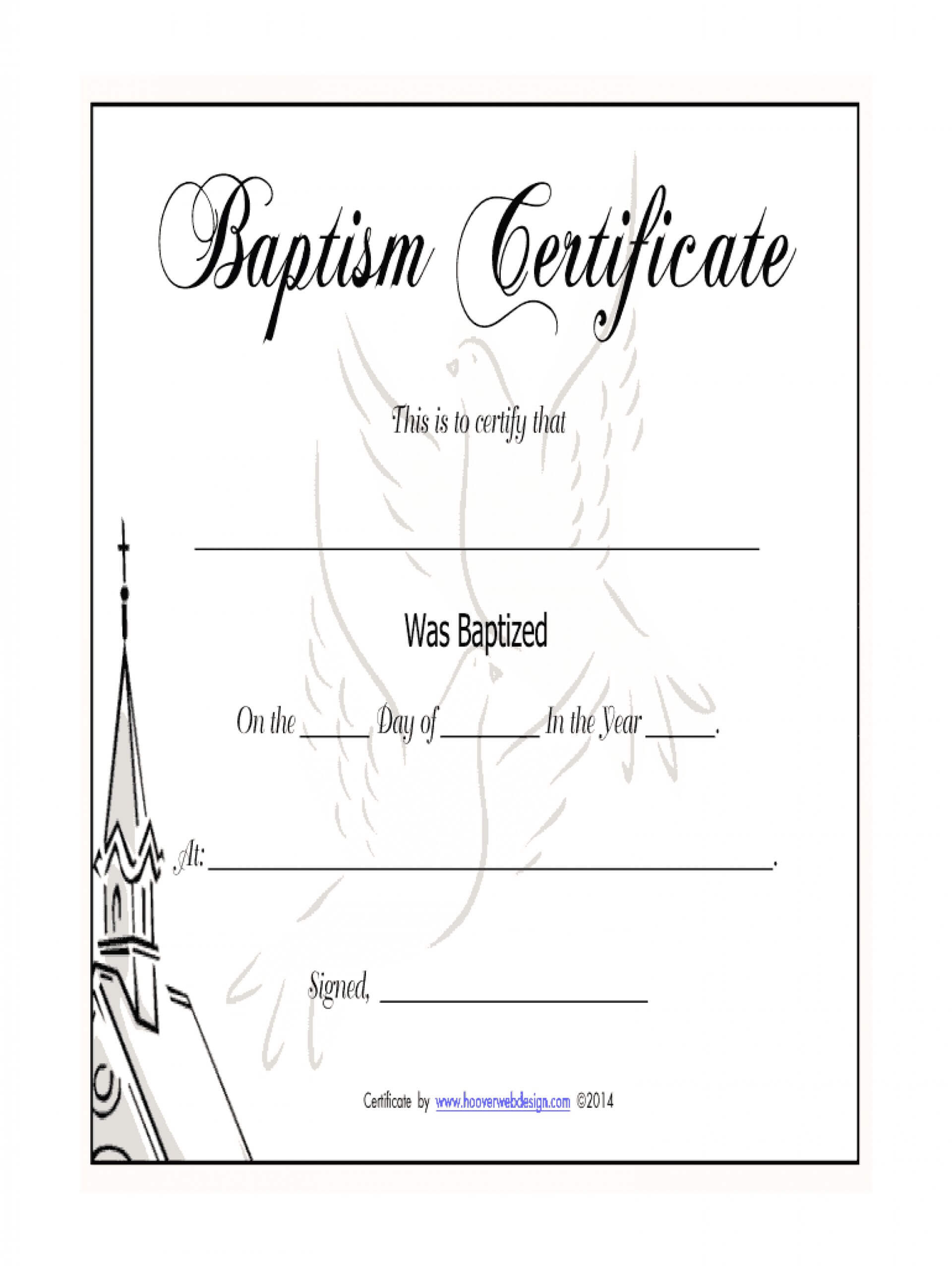 8C3E0 Certificate Of Baptism Template | Wiring Resources Within Baptism Certificate Template Word