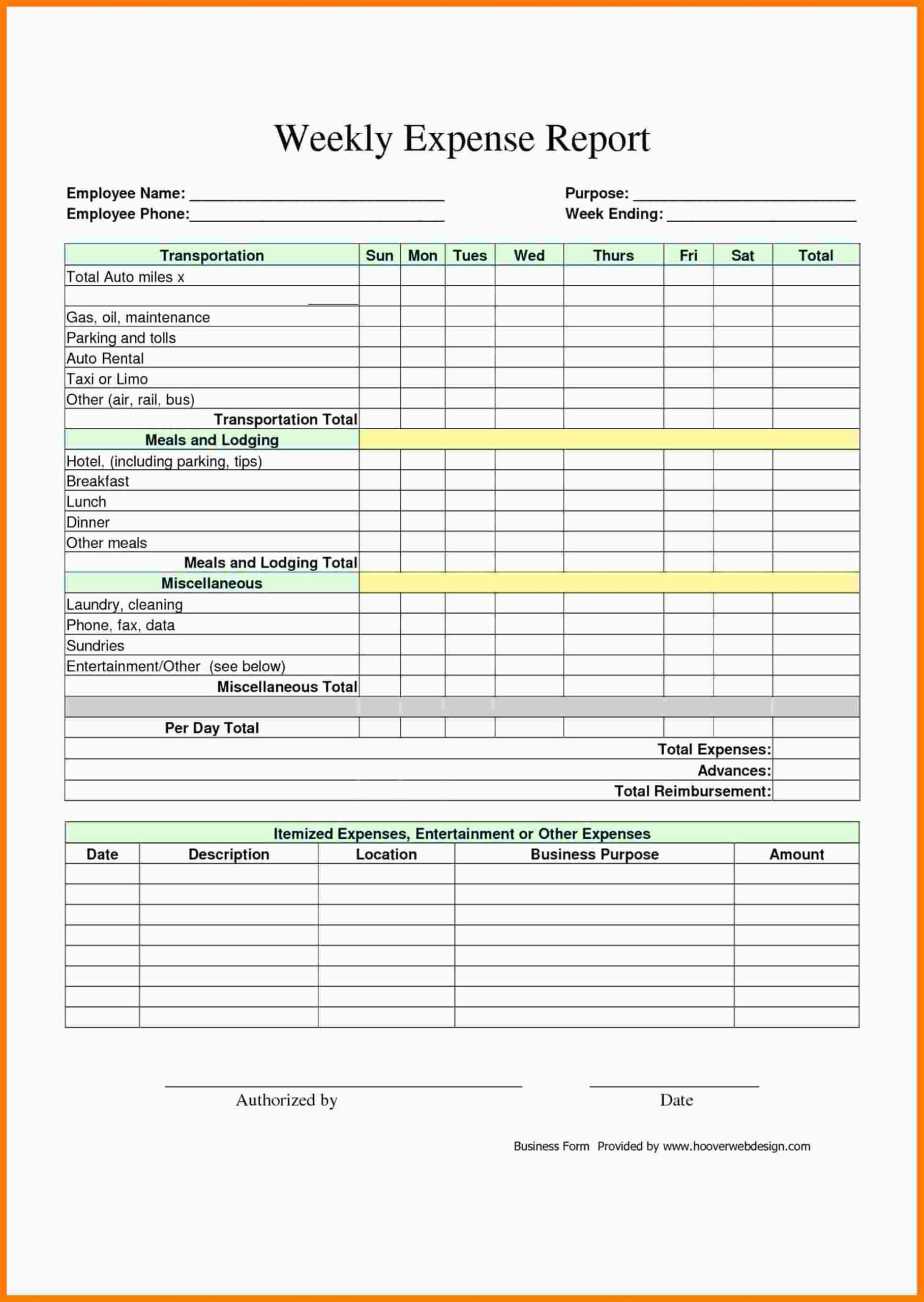 9+ Free Sample Expense Report Template | Marlows Jewellers Intended For Expense Report Template Excel 2010