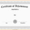 9+ Free Word Certificate Templates | Marlows Jewellers In Certificate Of Achievement Template Word