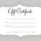 A Cute Looking Gift Certificate | Gift Card Template, Gift Regarding Printable Gift Certificates Templates Free