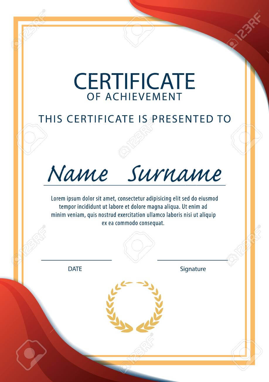 A4 Size Certificate Templates - Zimer.bwong.co Within Certificate Template Size