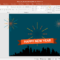 Animated Happy New Year City Fireworks Powerpoint Template Throughout Powerpoint Default Template