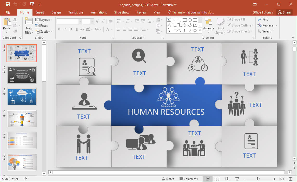 Animated Hr Powerpoint Template With Regard To Replace Powerpoint Template