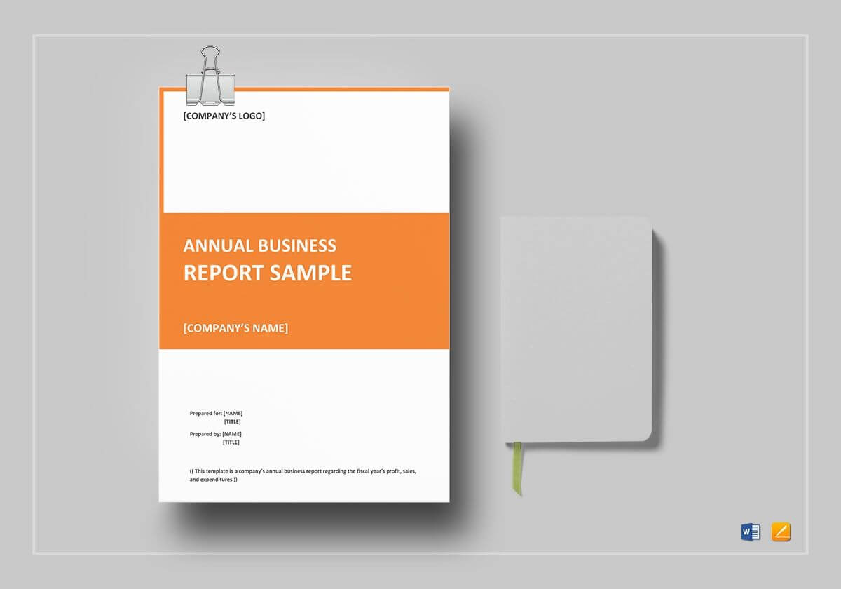 Annual Business Report Template With Word Annual Report Template