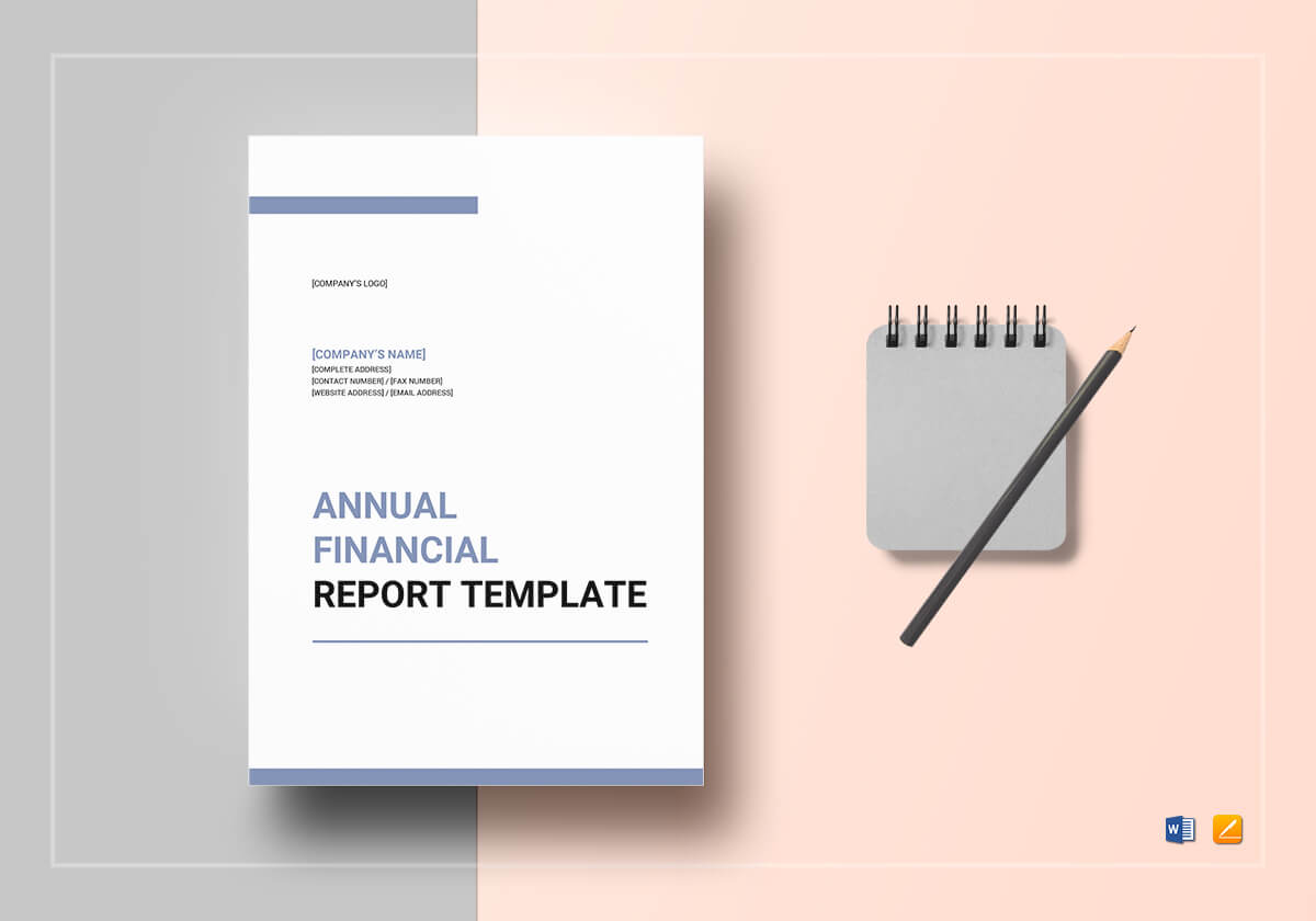 Annual Financial Report Template Regarding Annual Financial Report Template Word