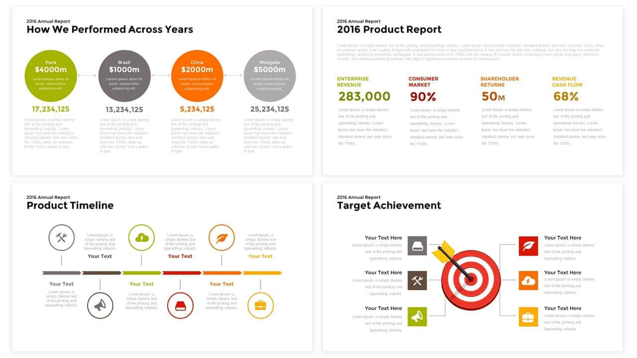Annual Report Powerpoint Template And Keynote – Slidebazaar Inside Annual Report Ppt Template