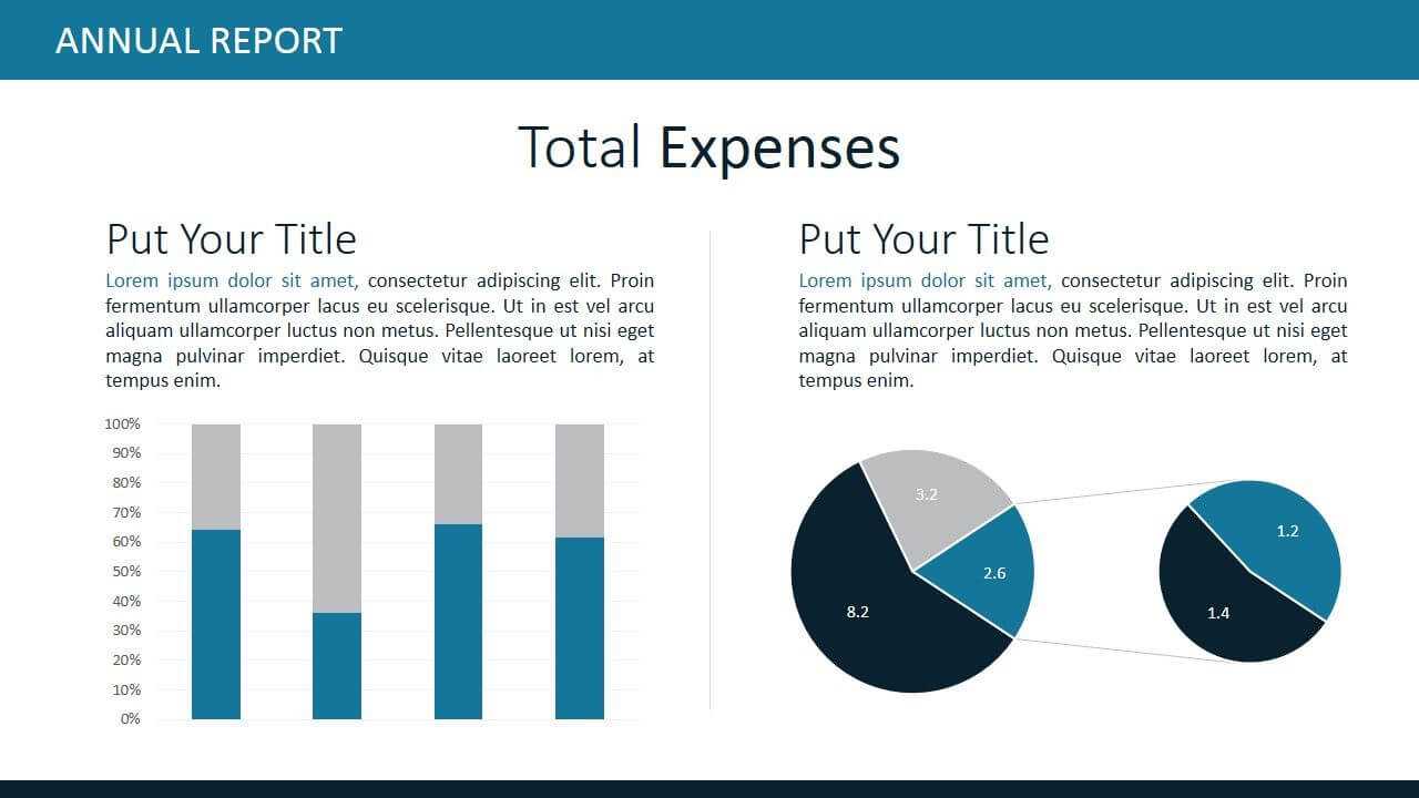 Annual Report Template For Powerpoint | Report Template Throughout Sales Report Template Powerpoint