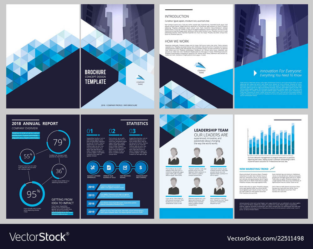 Annual Report Template Simple Document Financial For Illustrator Report Templates