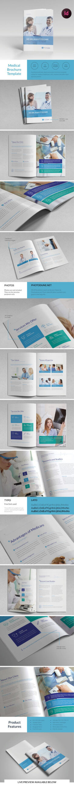 Another More Contemporary Booklet Design That Is Vertical. I For Medical Office Brochure Templates