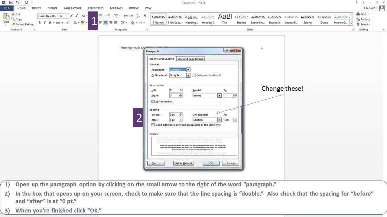 Apa Paper Microsoft Word 2013 | Apa Template, Apa Format Within How To Create A Template In Word 2013