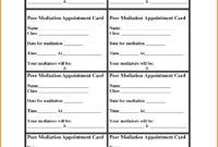 Appointment Cards Template | Authorization Letter Pdf within Appointment Card Template Word