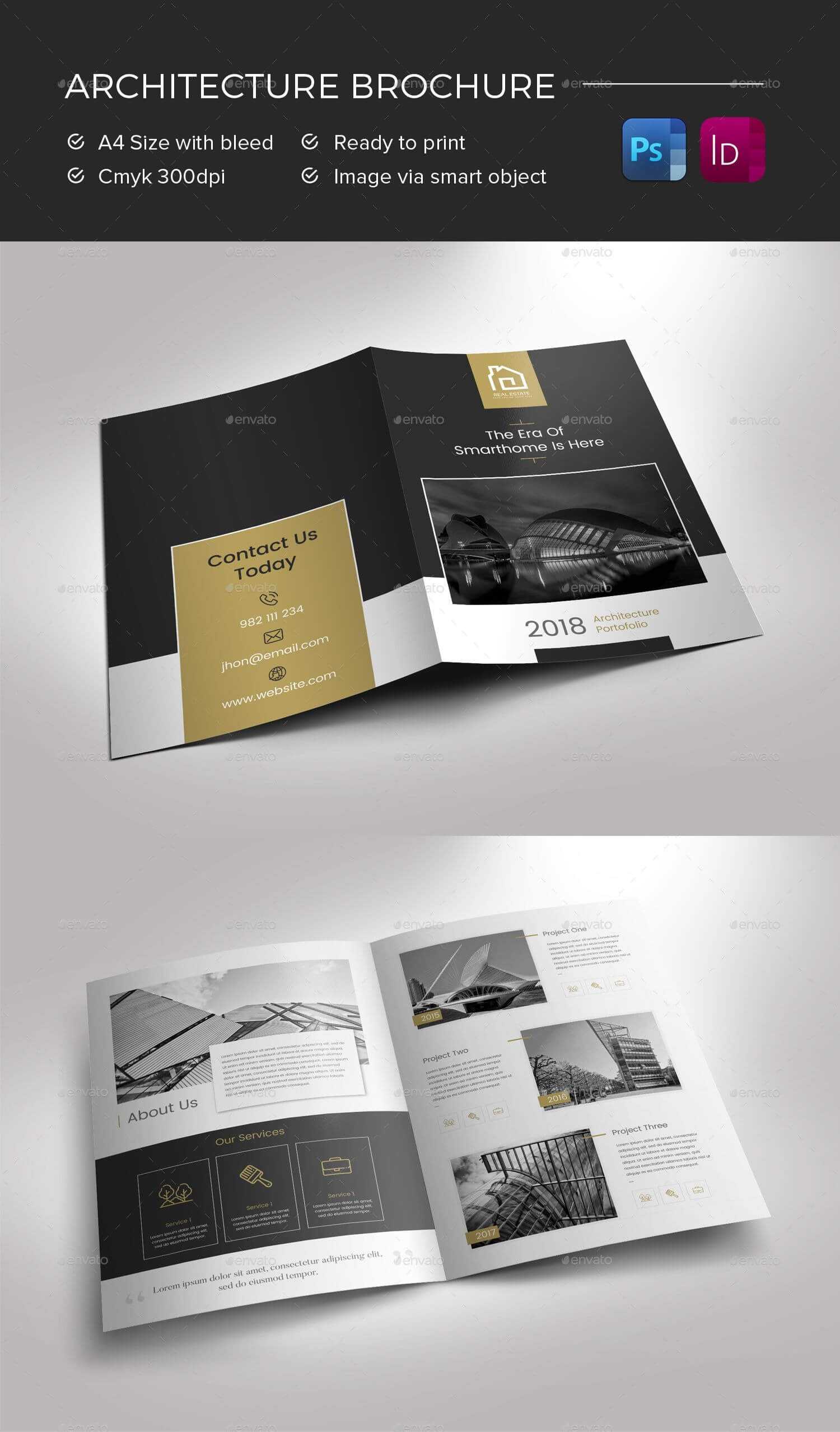 Architecture Brochure Preview – Graphicriver | Brochure With Architecture Brochure Templates Free Download