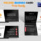Astounding Folding Business Card Templates Template Ideas within Fold Over Business Card Template