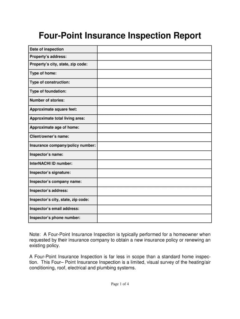 Astounding Home Inspection Report Template Ideas Free Blank Throughout Home Inspection Report Template