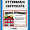 Attendance Certificate 1 {Fillable} | Attendance Certificate With Perfect Attendance Certificate Free Template