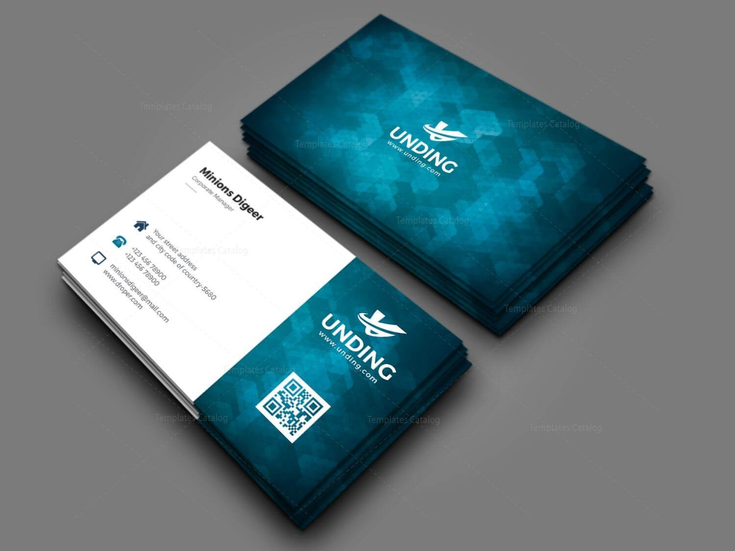 Aurora Professional Corporate Business Card Template 000927 Intended For Buisness Card Templates