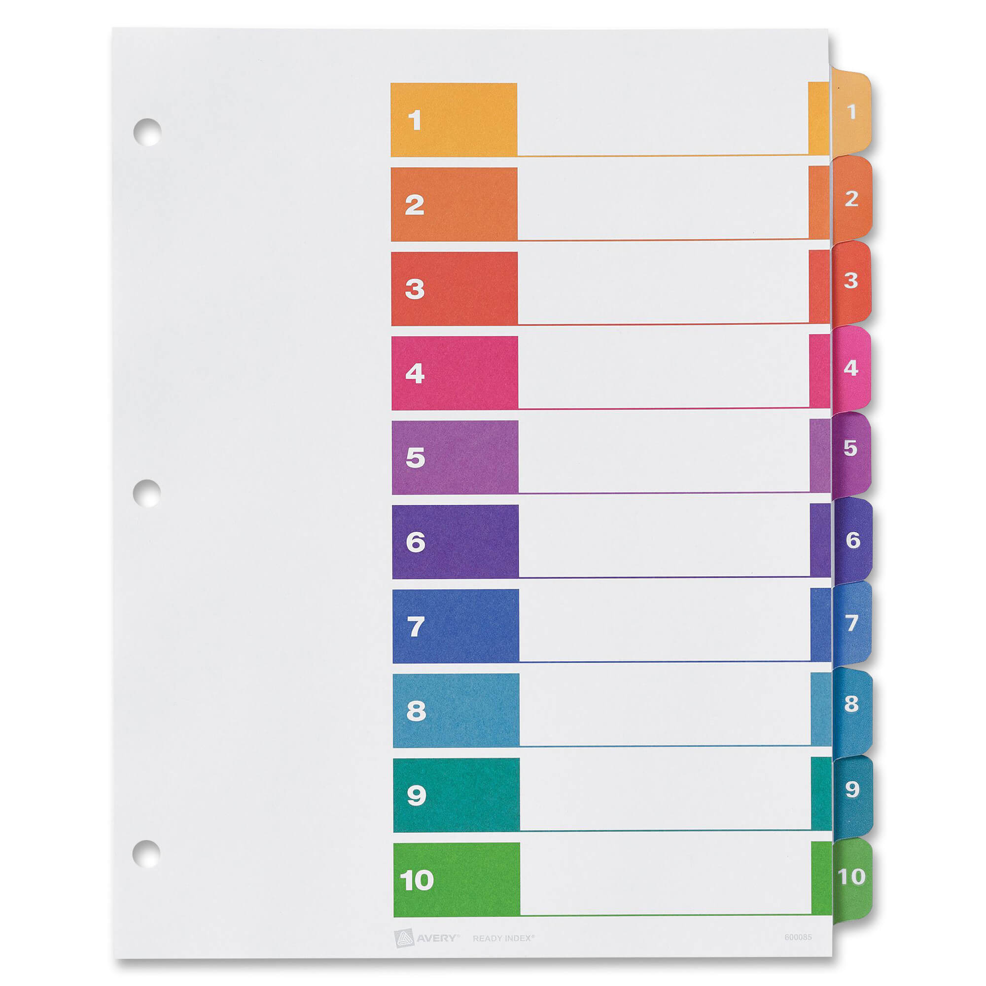 Avery Index Tabs Template Inspirational Avery Ready Index Within 8 Tab Divider Template Word