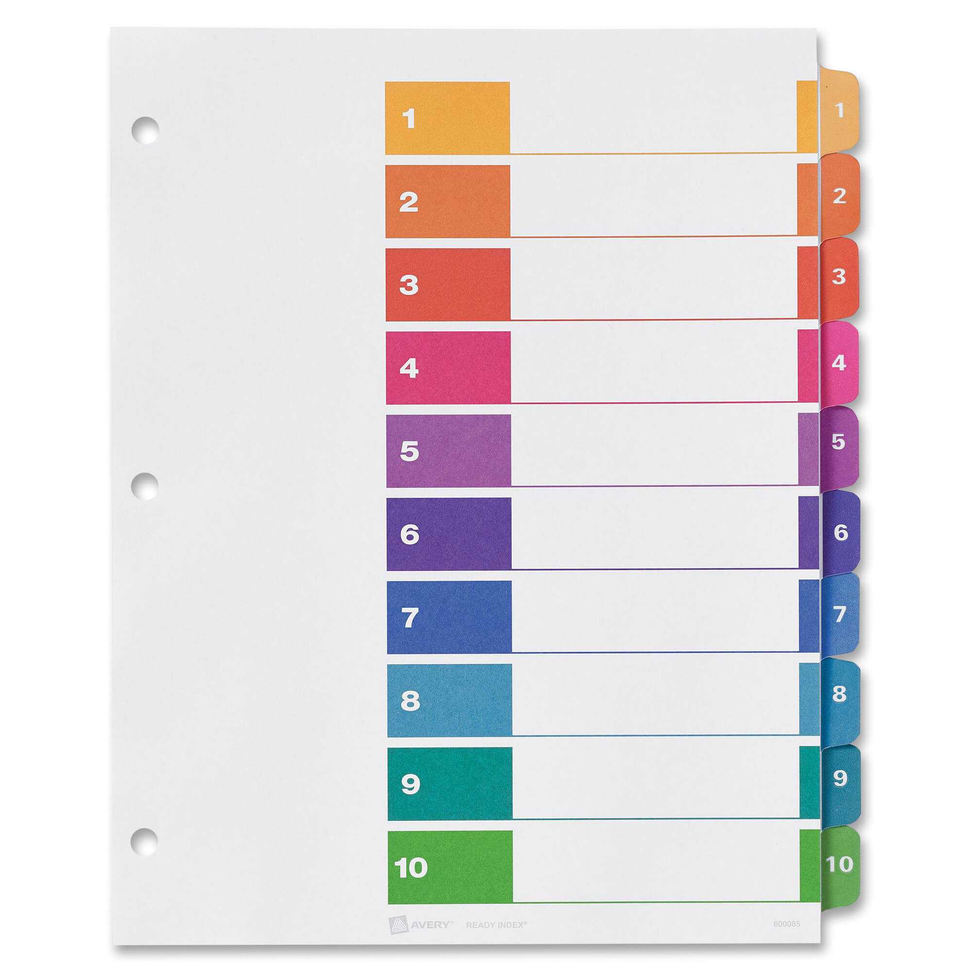 Avery Index Tabs Template Inspirational Avery Ready Index Within 8 Tab Divider Template Word