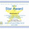 Award Certificate Template Free Fresh Star Awards Burlington regarding Star Award Certificate Template