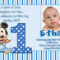 Awesome Best First Birthday Invitation Wording Designs | 1St With Regard To First Birthday Invitation Card Template