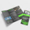 Awesome Business Tri Fold Brochure Design Template – 99Effects Regarding Pop Up Brochure Template