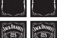 Awesome Jack Daniels Logo Generator 45 For Logos With Jack pertaining to Blank Jack Daniels Label Template