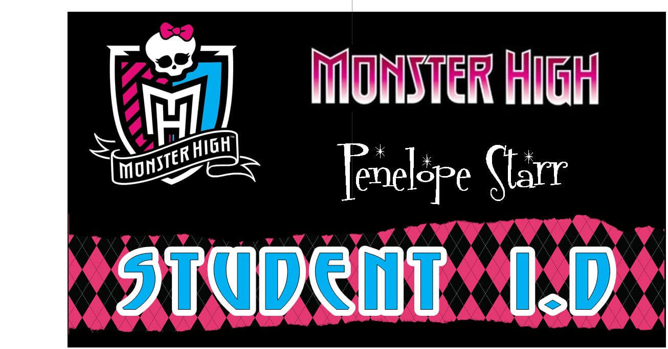 Awesome Monster High Party Games ~ Diy And Printables! For Monster High Birthday Card Template