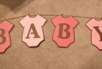 Baby Shower Banner Free Printable. Whole Alphabet Banner intended for Diy Baby Shower Banner Template