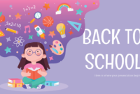 Back To School Social Media - Free Presentation Template For with regard to Back To School Powerpoint Template