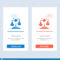 Balance, Law, Justice, Finance Blue And Red Download And Buy Inside Decision Card Template