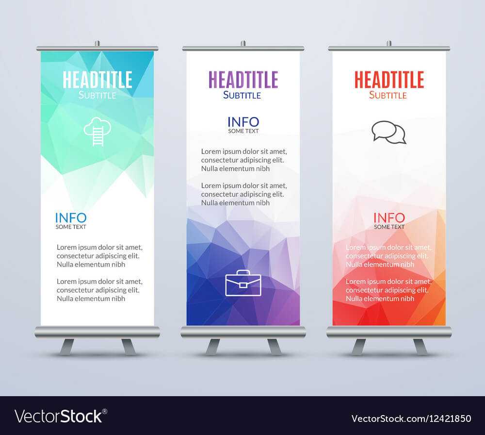 Banner Stand Design Template With Abstract Regarding Banner Stand Design Templates