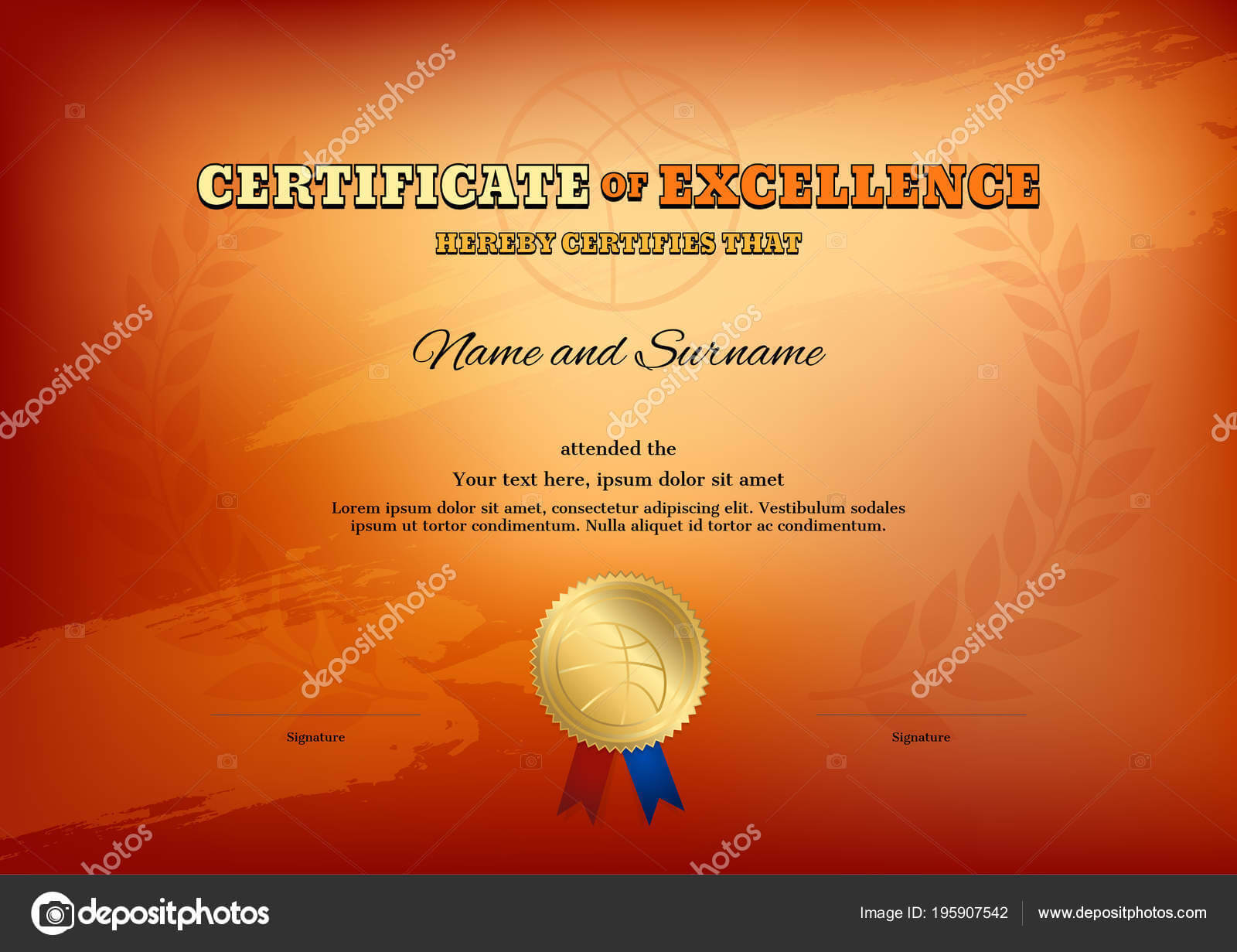 Basketball Camp Certificate Template | Certificate Template With Basketball Camp Certificate Template
