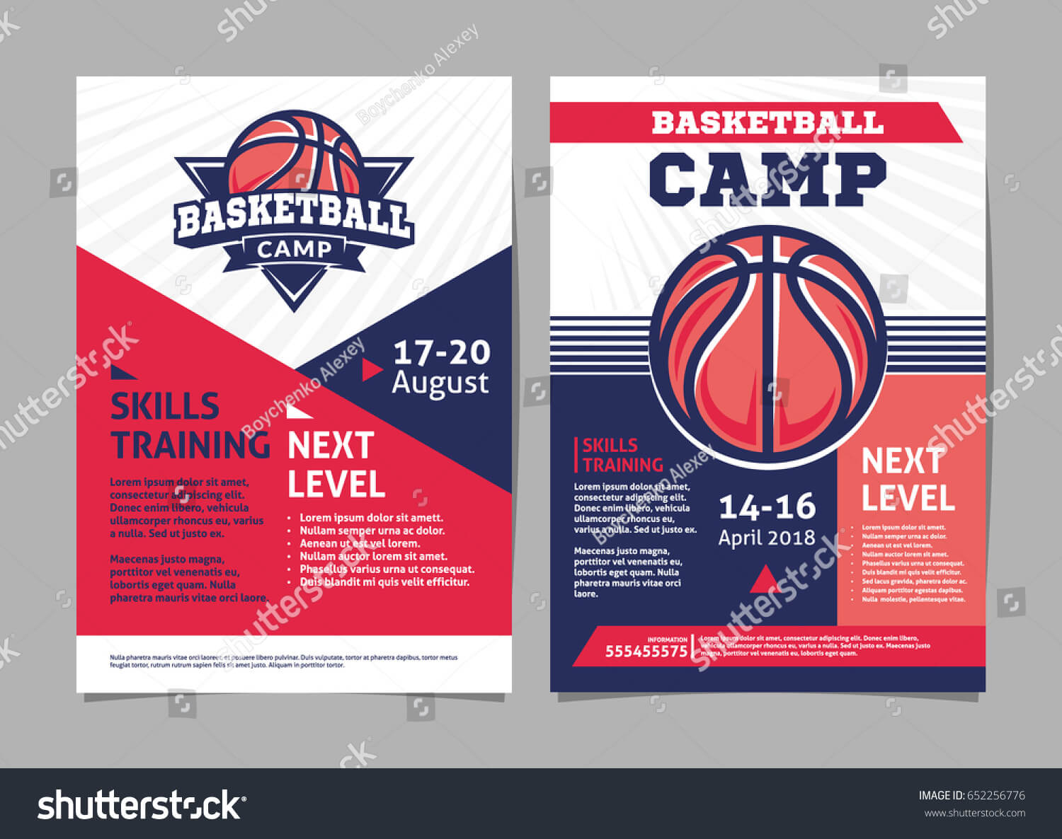 Basketball Camp Posters Flyer Basketball Ball For Basketball Camp Brochure Template