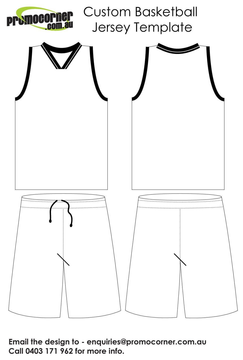 Basketball Jersey Template | Dromibi.top | Basketball Jersey For Blank Basketball Uniform Template